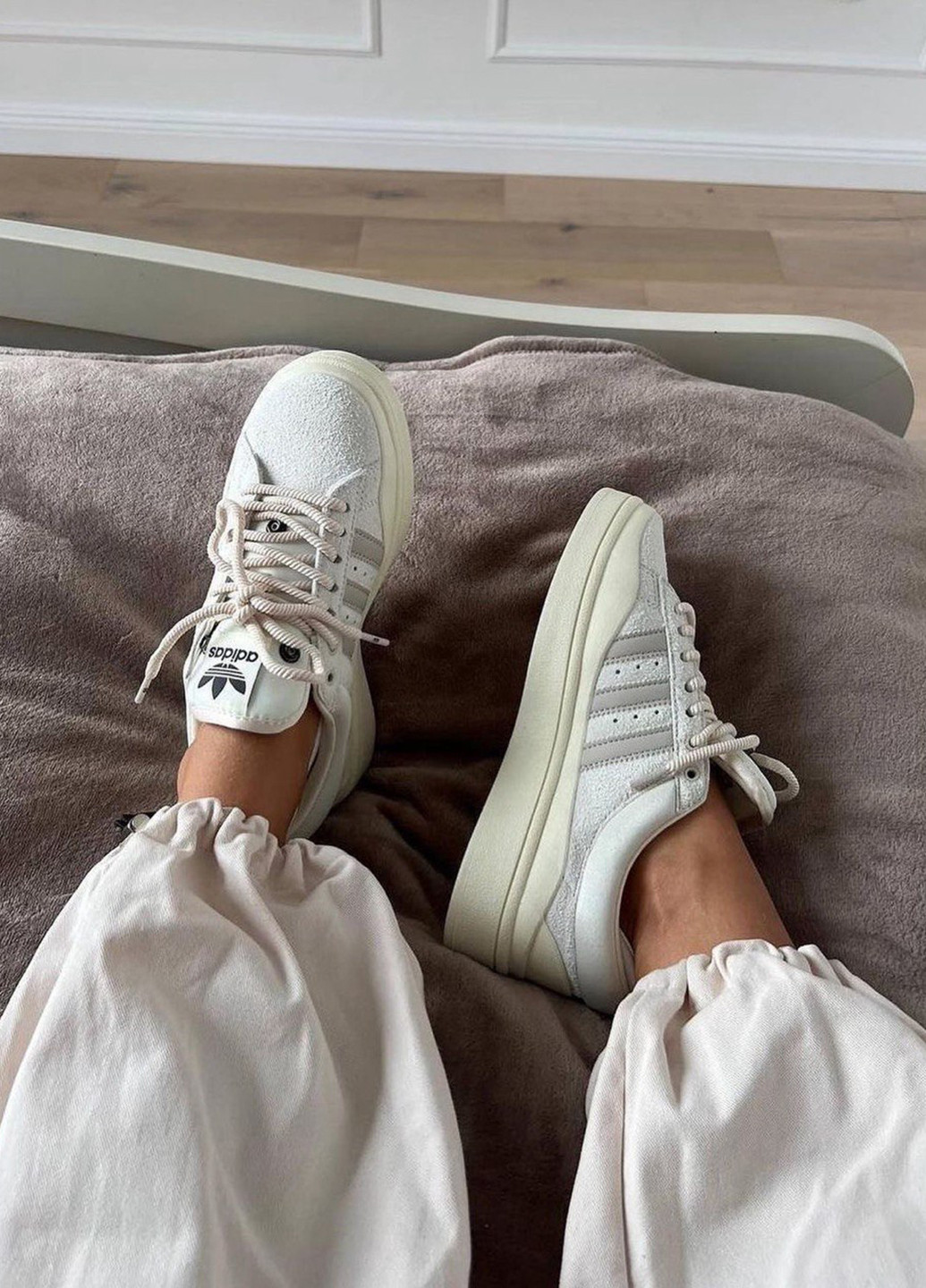 Кросівки adidas Campus x Bad Bunny Beige кремові демісезони (305136543)