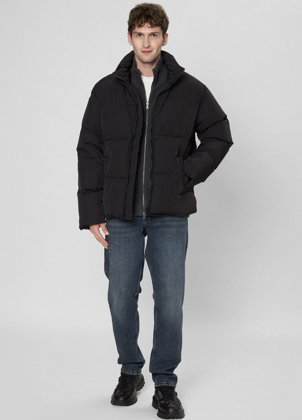 Черный зимний Пуховик PRPY