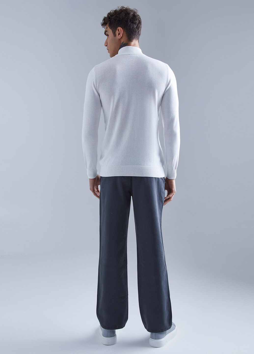 Графитовые кэжуал демисезонные прямые брюки Boohoo