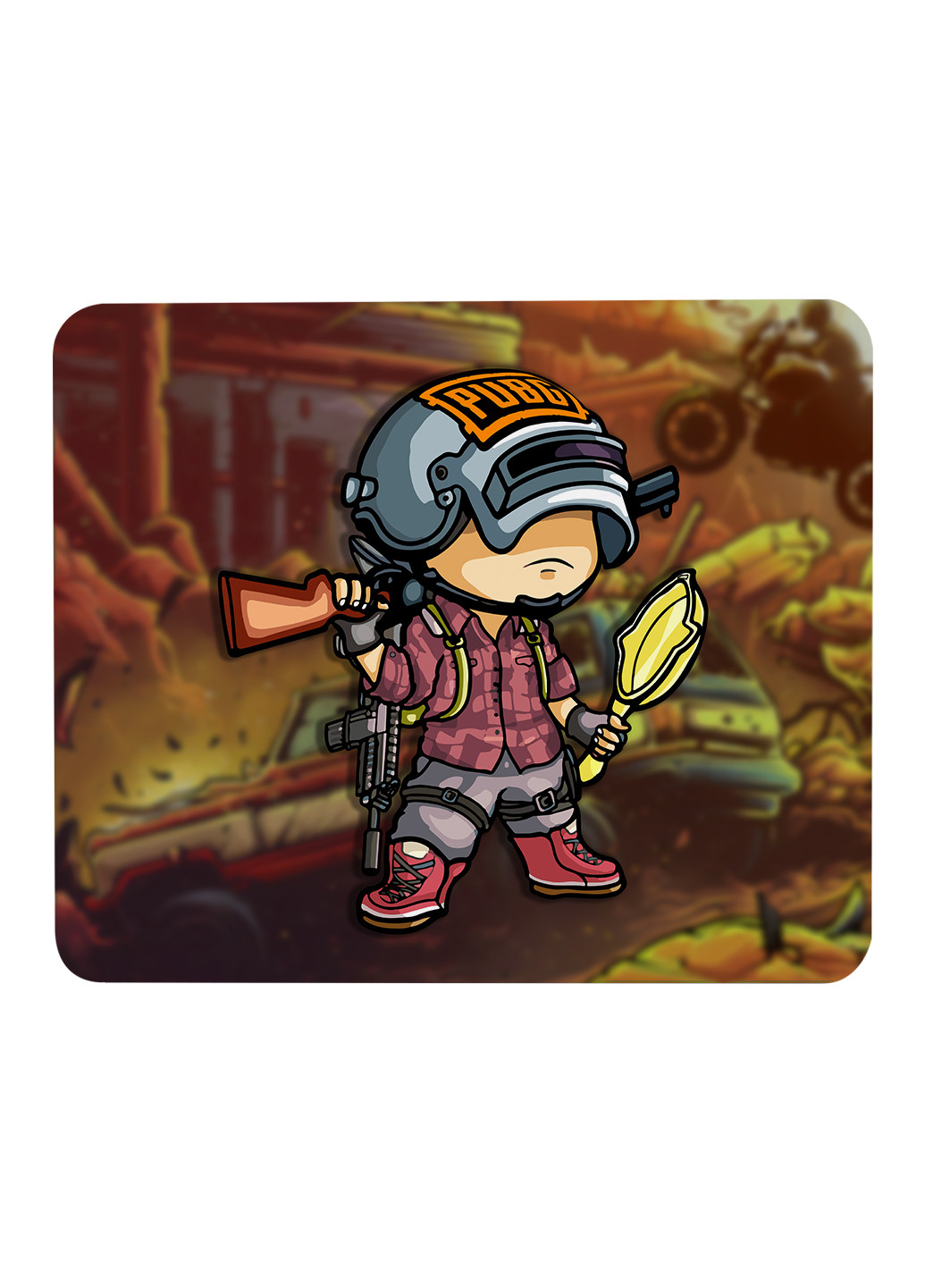 Коврик для мышки Пубг Пабг (Pubg) (25108-1710) 22х18 см MobiPrint (222995293)