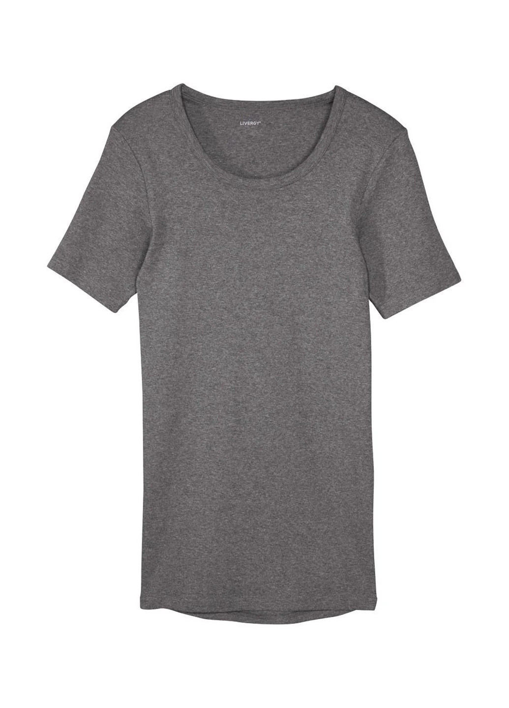 Сіра футболка з коротким рукавом Livergy