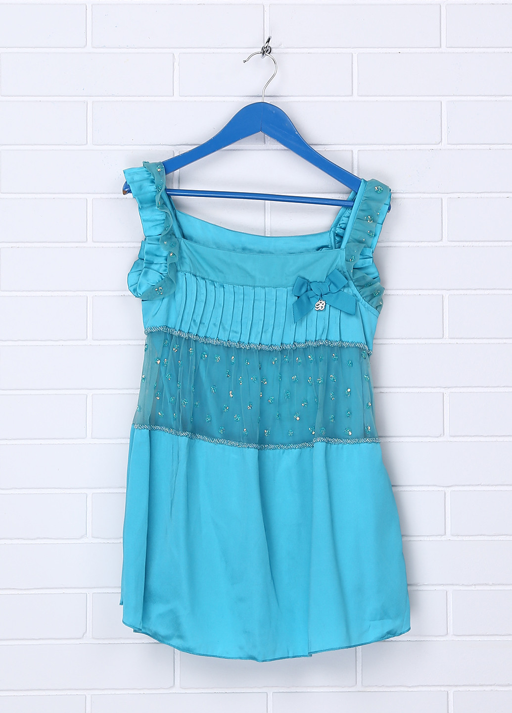 Голубое платье Miss Blumarine (76200952)