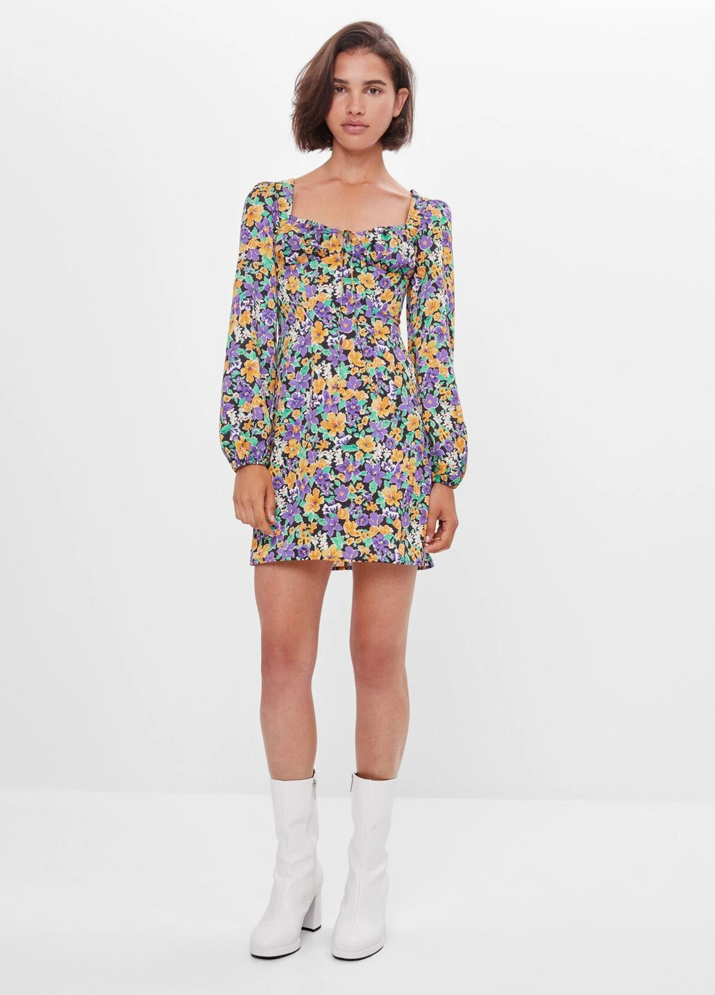 Чорна сукня демісезон Bershka