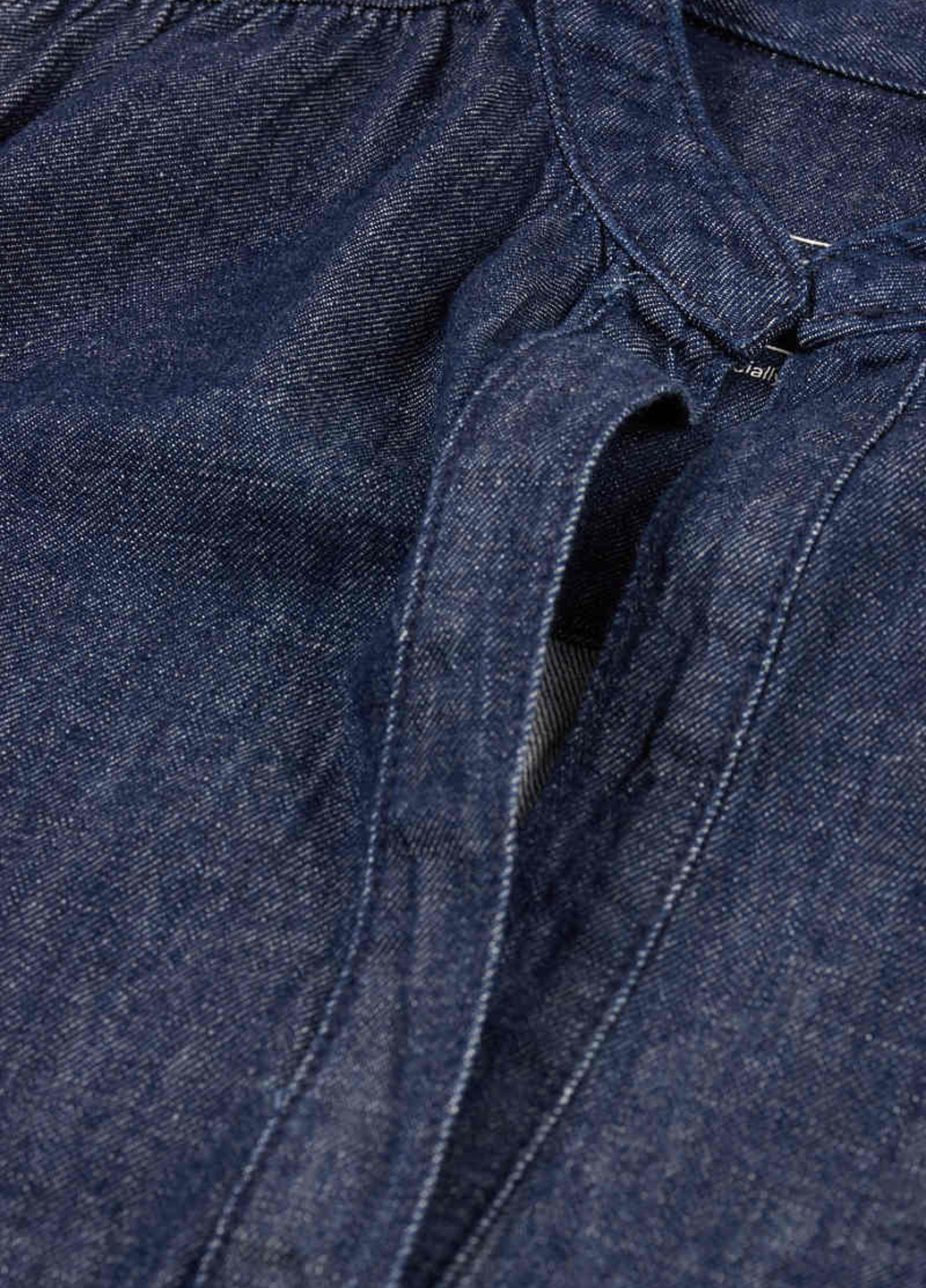 Темно-синяя джинсовая рубашка меланж C&A