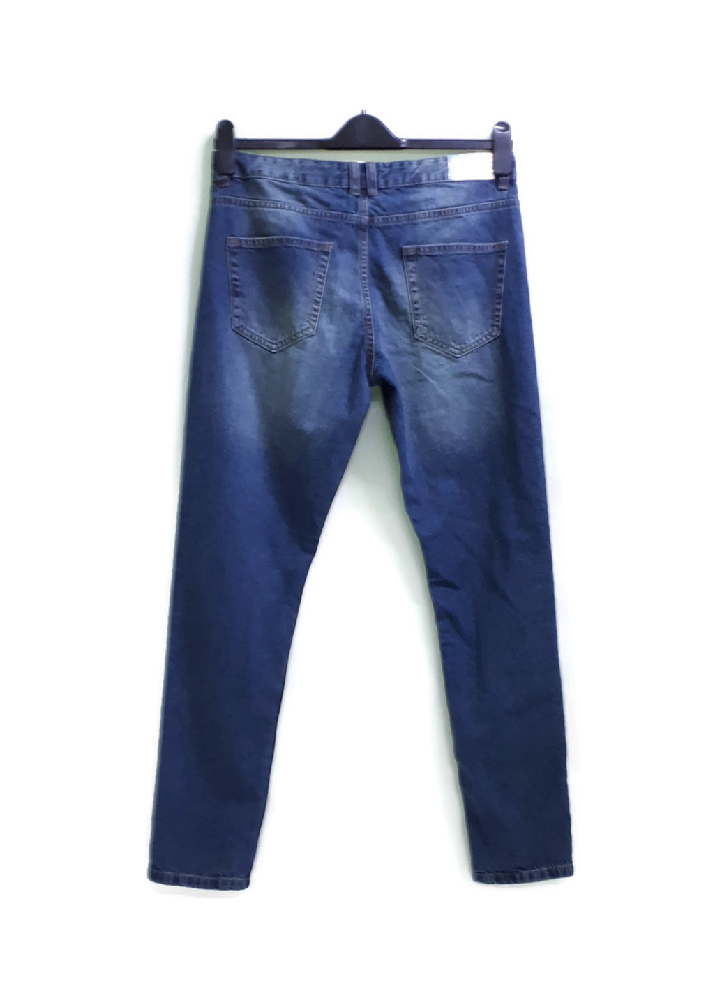 Синие демисезонные зауженные джинсы Esmara