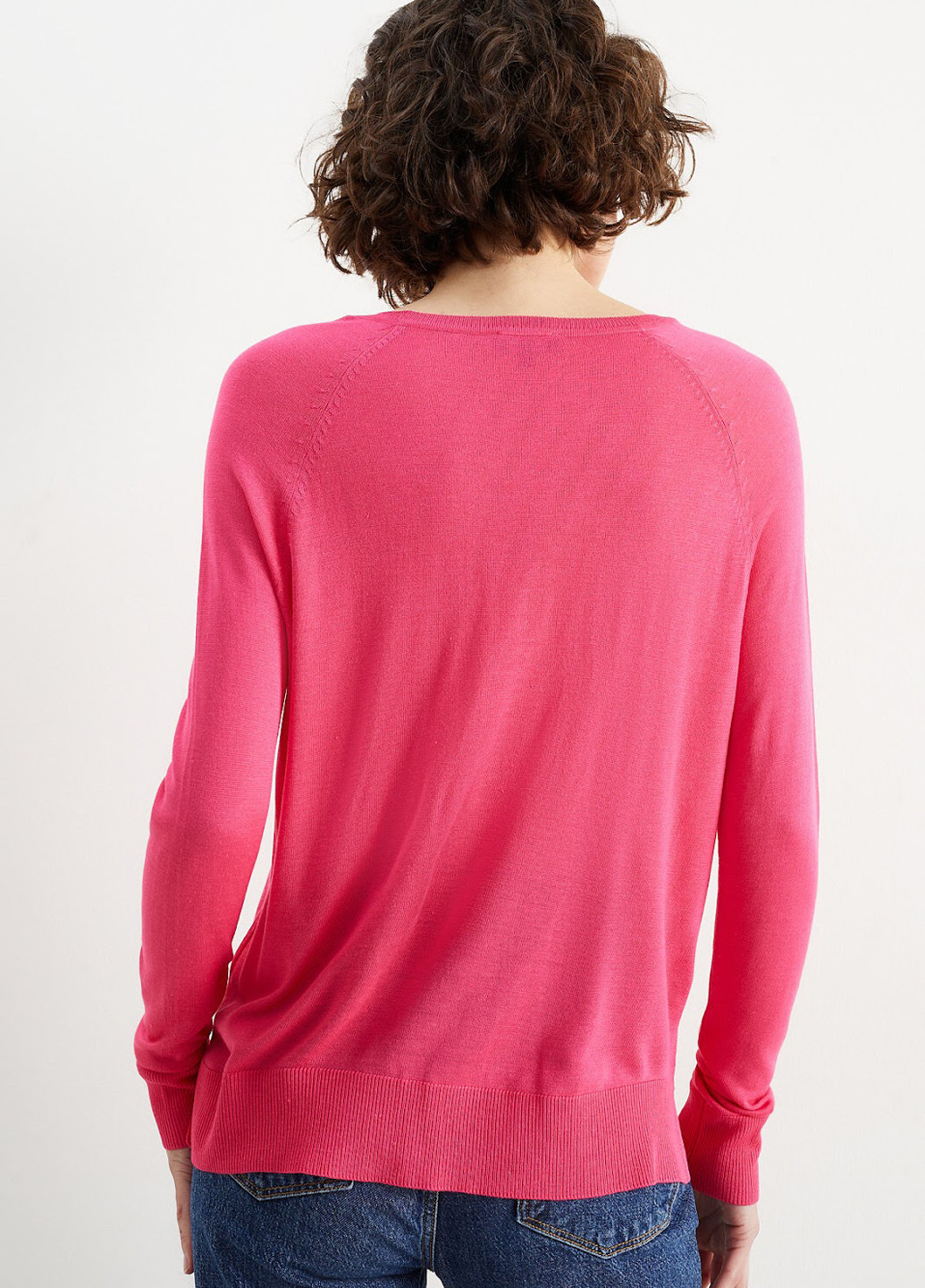 Фуксиновий (колору Фукія) демісезонний джемпер джемпер C&A