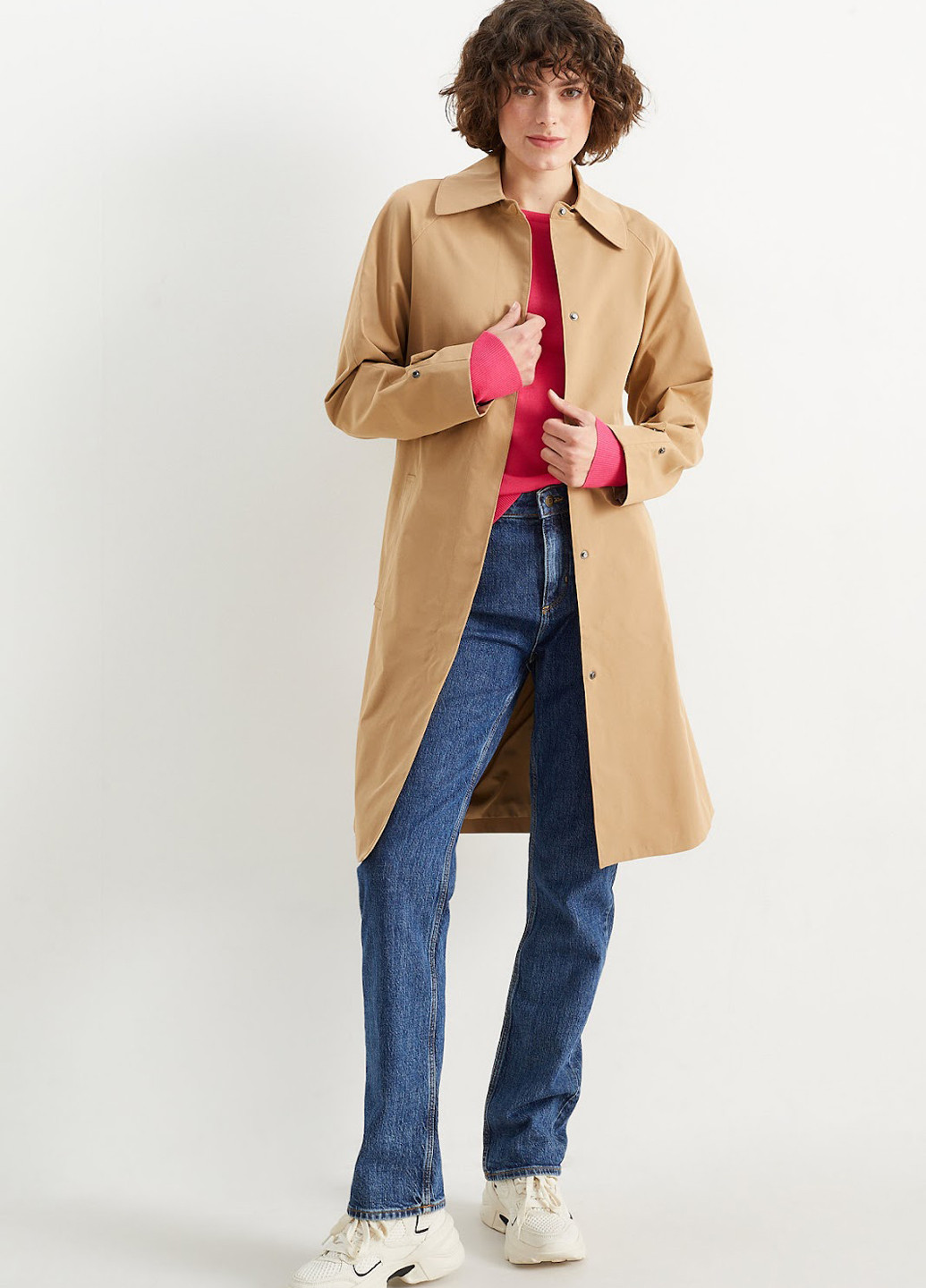 Фуксиновий (колору Фукія) демісезонний джемпер джемпер C&A