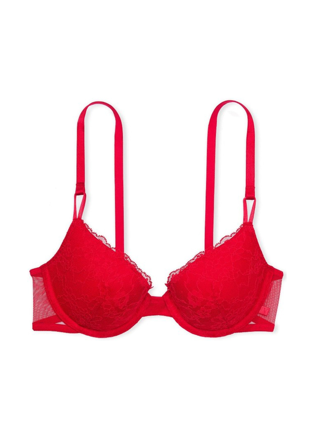 Червоний демісезонний комплект (бюстгальтер, трусики) Victoria's Secret