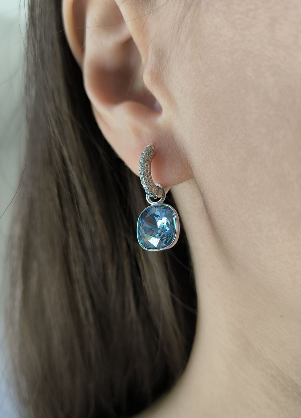 Сережки Silver Flame (350941495)