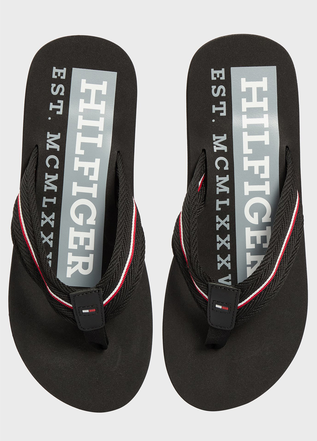 Черные кэжуал вьетнамки Tommy Hilfiger