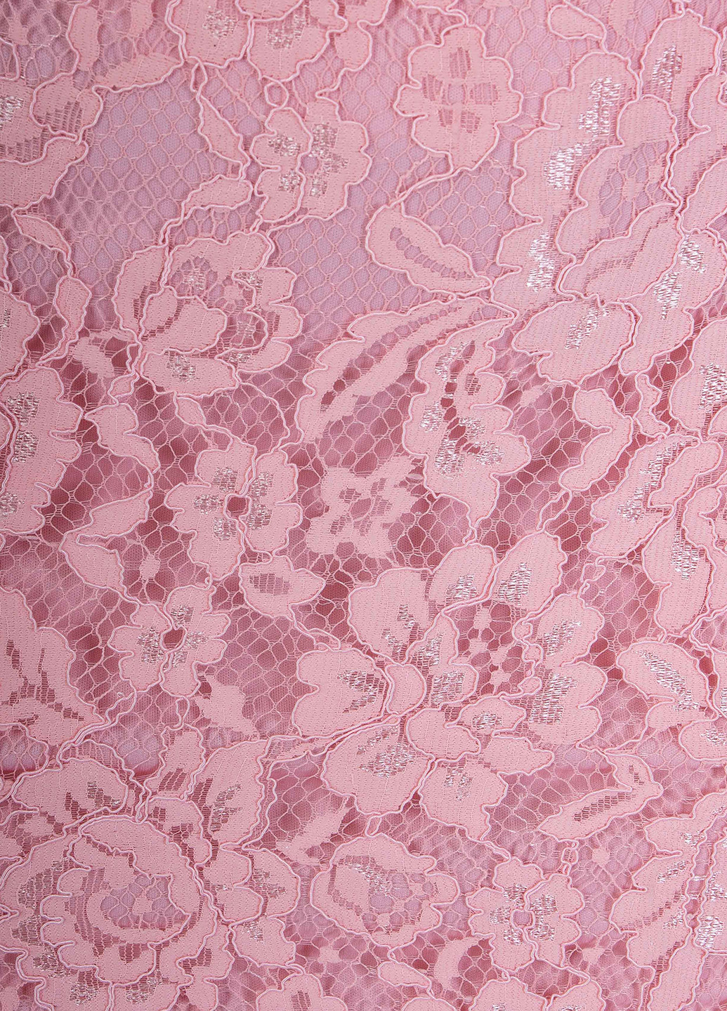 Розовое кэжуал платье с открытыми плечами, футляр Lipsy однотонное