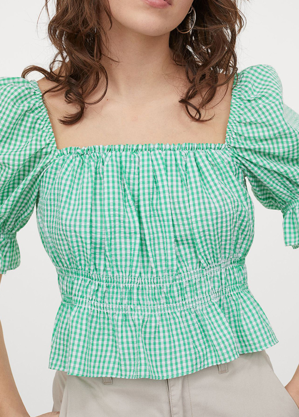 Зелена блузка H&M