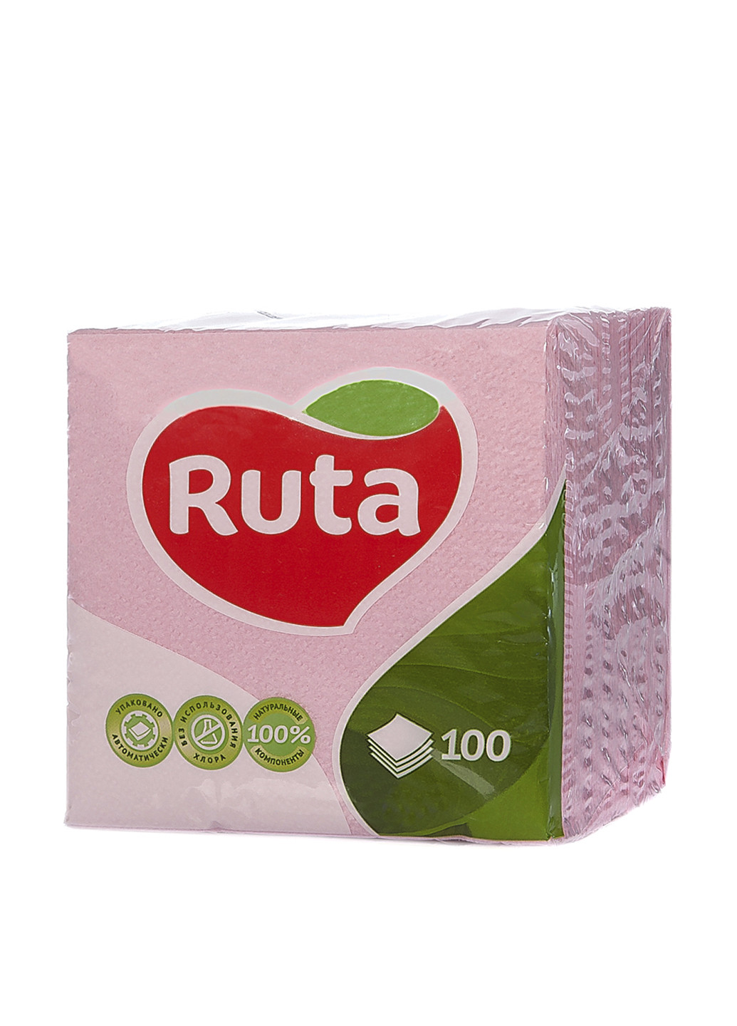 Салфетки (розовые), 100 шт. Ruta (89545013)