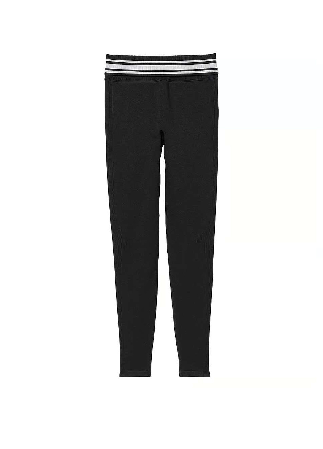 Черные демисезонные леггинсы Victoria's Secret