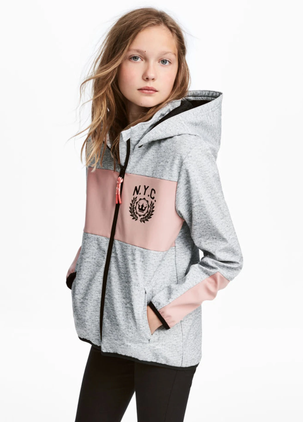 Сіра демісезонна вітровка H&M