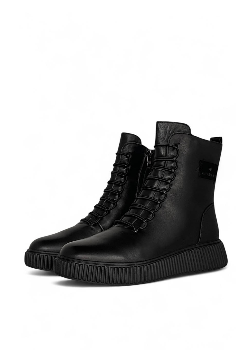 Зимние ботинки Meego со шнуровкой