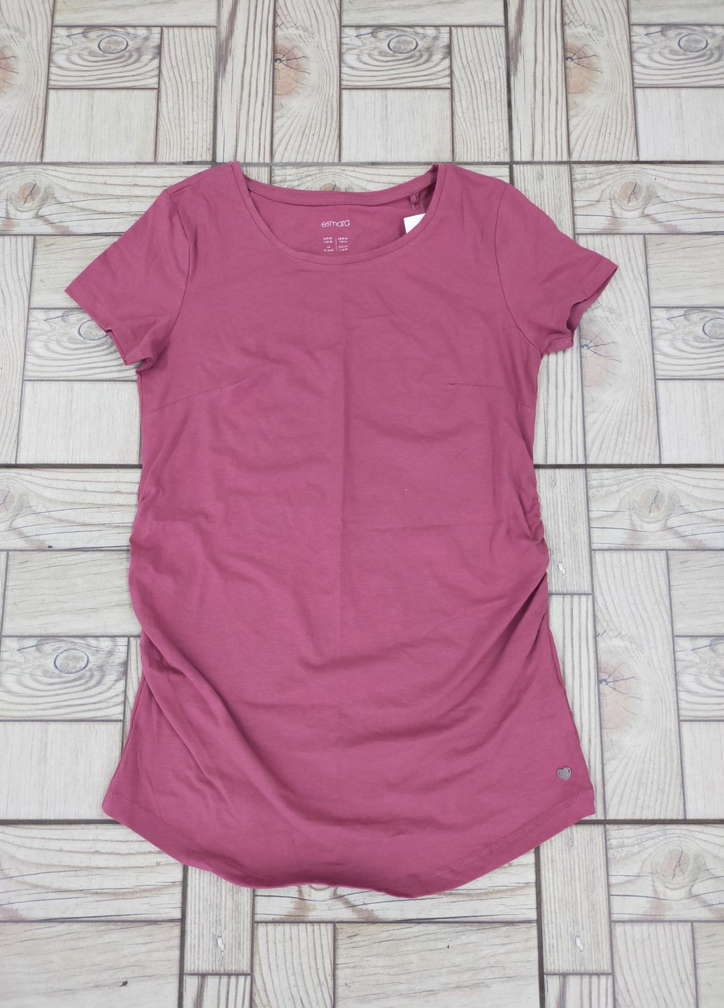 Сиреневая летняя футболка для беременных Esmara