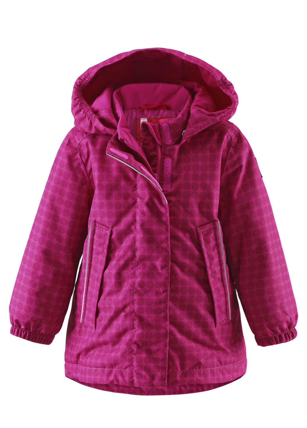 Темно-розовая демисезонная куртка Reima