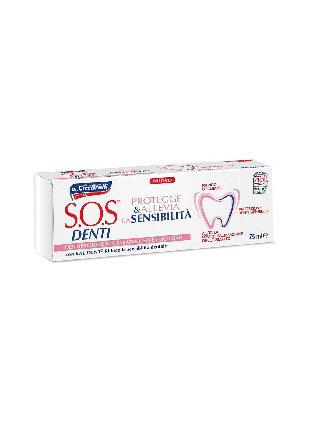 Зубна паста SOS DENTI Sensitivity Захист чутливих зубів Pasta del Capitano (215077958)