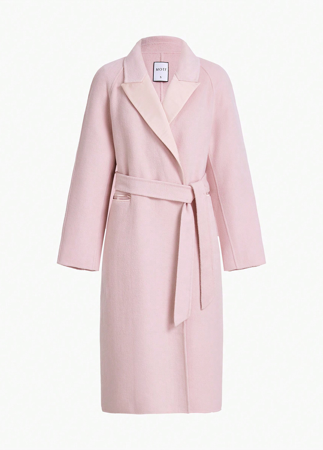 Світло-рожеве демісезонне Пальто SHEIN