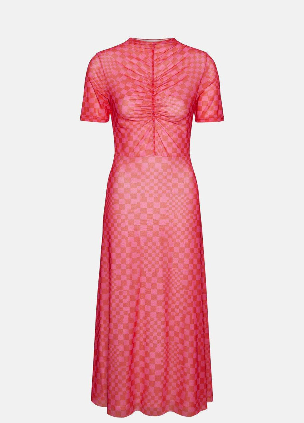 Рожева кежуал плаття Warehouse в клітинку