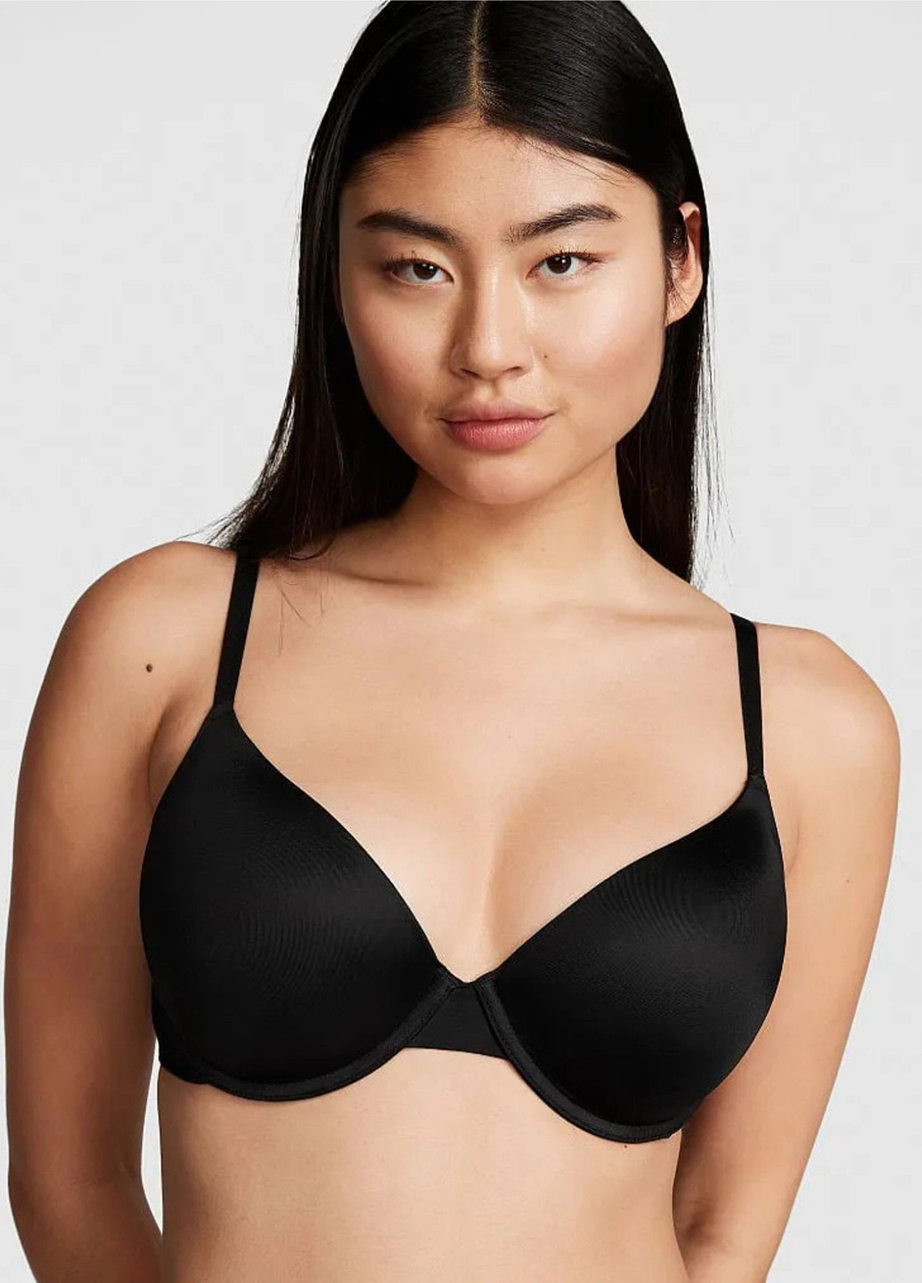 Чорний демісезонний комплект (бюстгальтер, трусики) Victoria's Secret