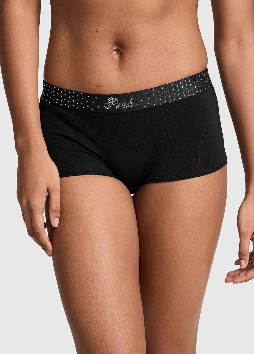 Чорний демісезонний комплект (бюстгальтер, трусики) Victoria's Secret