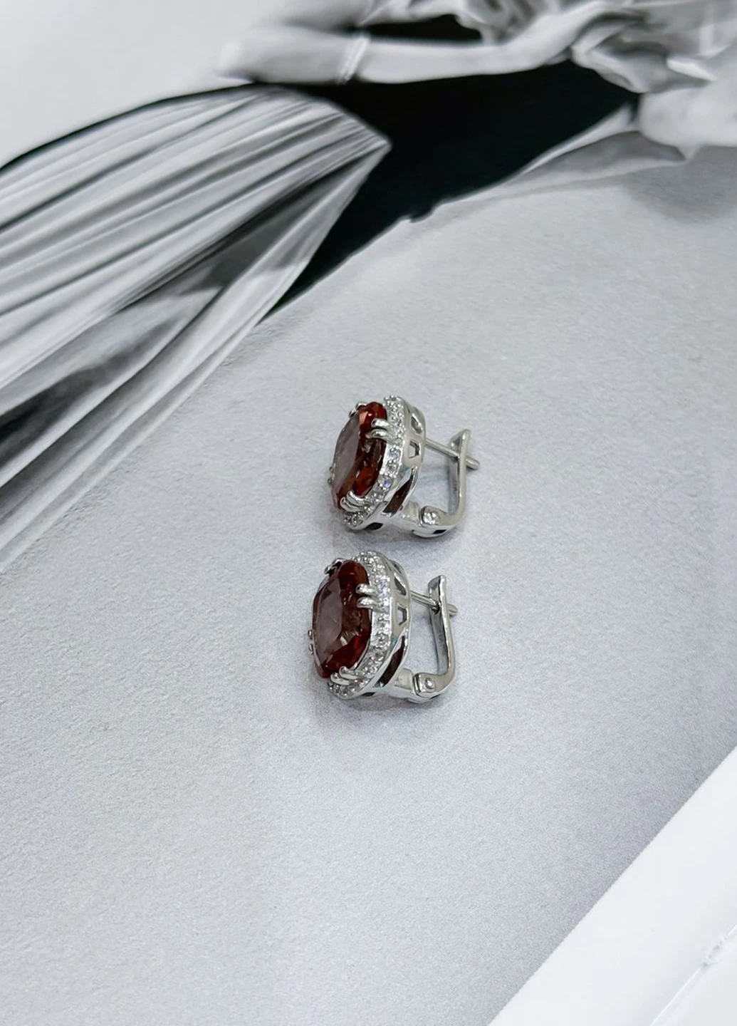 Серьги Silver Flame (307258196)