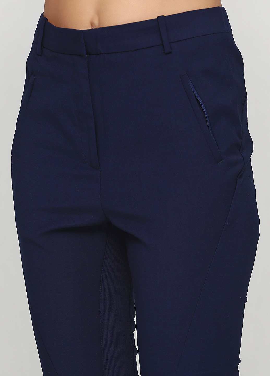 Темно-синие кэжуал демисезонные зауженные брюки By Malene Birger