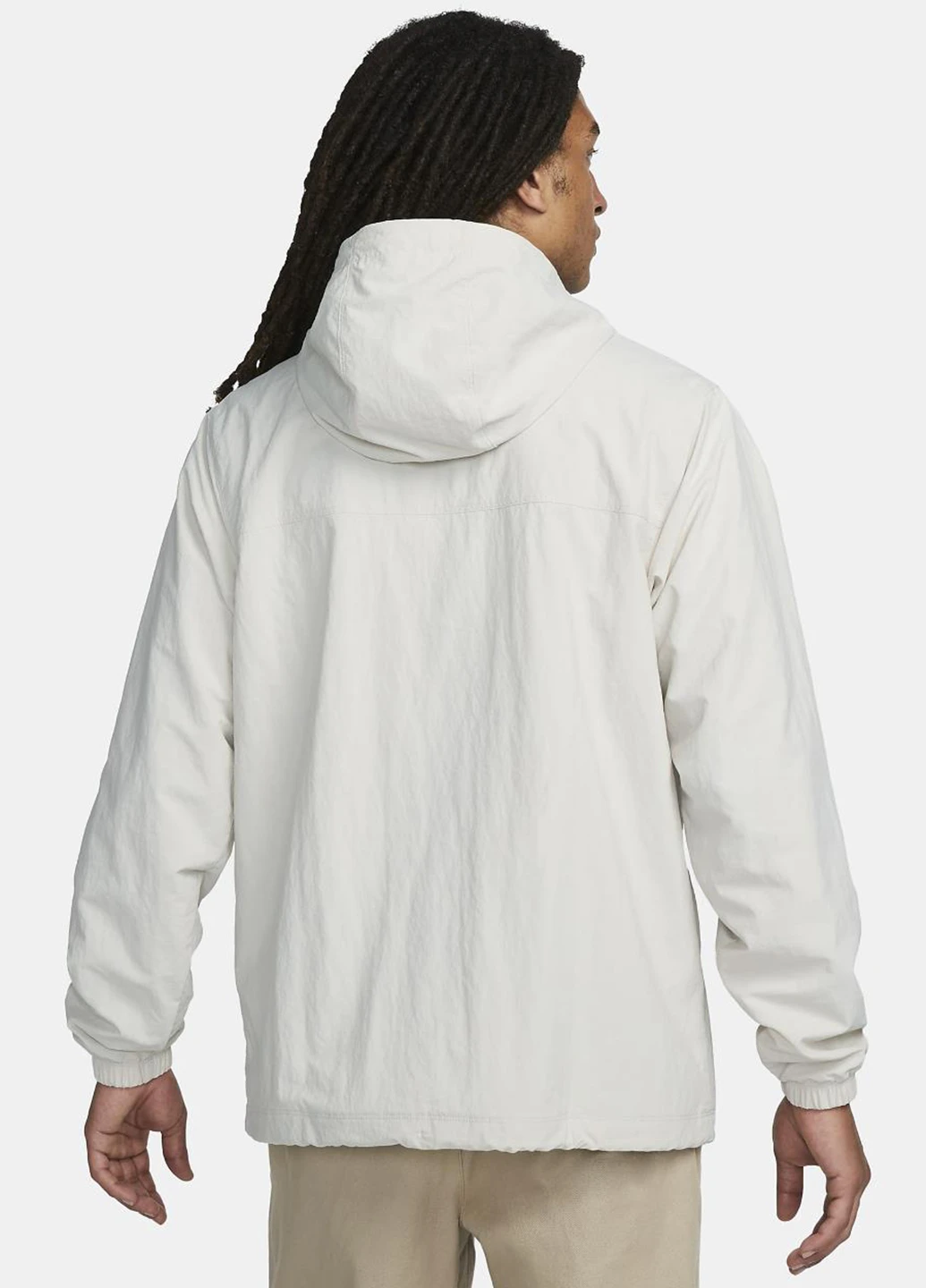 Молочная демисезонная куртка fb7397-072 Nike Club Men's Full-Zip Woven Jacket