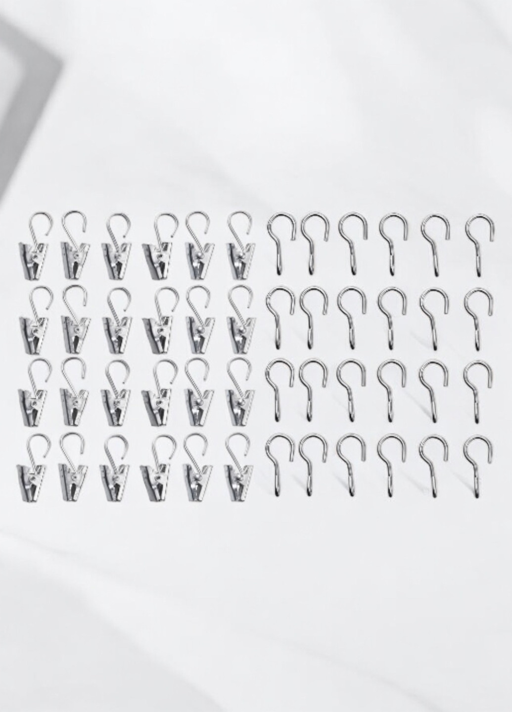 Гачки для штор (24 шт.), 17х7х4 см IKEA (293097863)