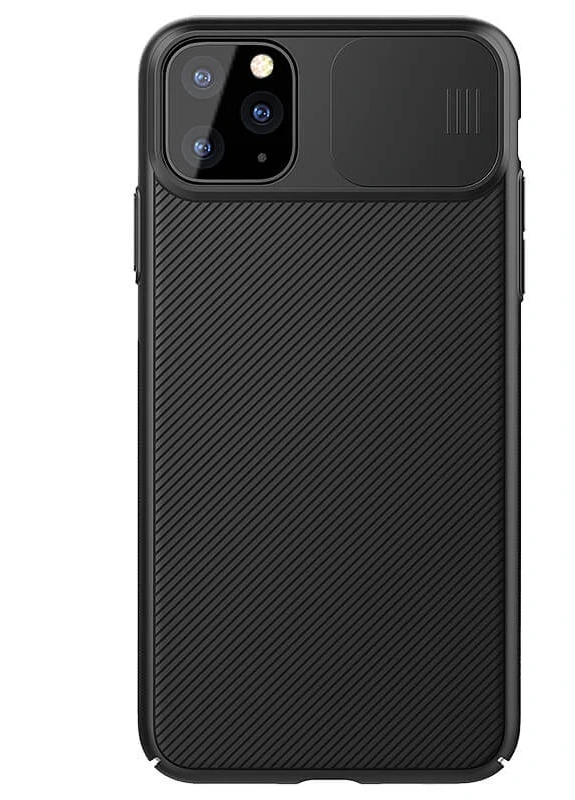 Карбонова накладка Camshield (шторка на камеру) для Apple iPhone 11 Pro Max (6.5 ') Чорний / Black (is_00000034955_2) Nillkin (229727554)