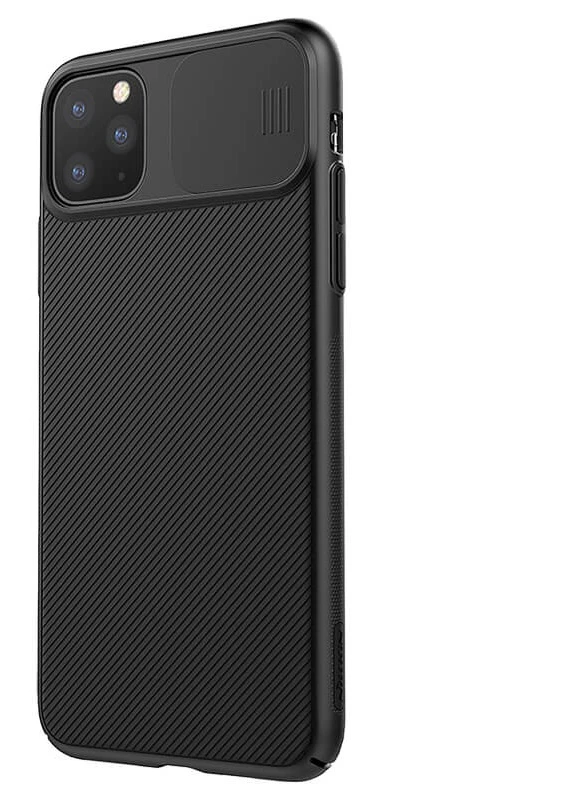 Карбонова накладка Camshield (шторка на камеру) для Apple iPhone 11 Pro Max (6.5 ') Чорний / Black (is_00000034955_2) Nillkin (229727554)