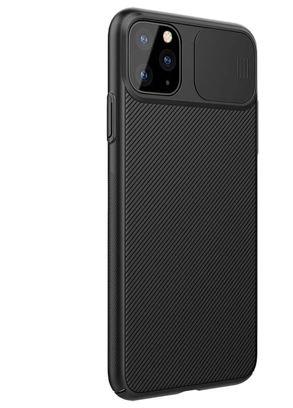 Карбонова накладка Camshield (шторка на камеру) для Apple iPhone 11 Pro Max (6.5 ') Чорний / Black (is_00000034955_2) Nillkin (229727554)