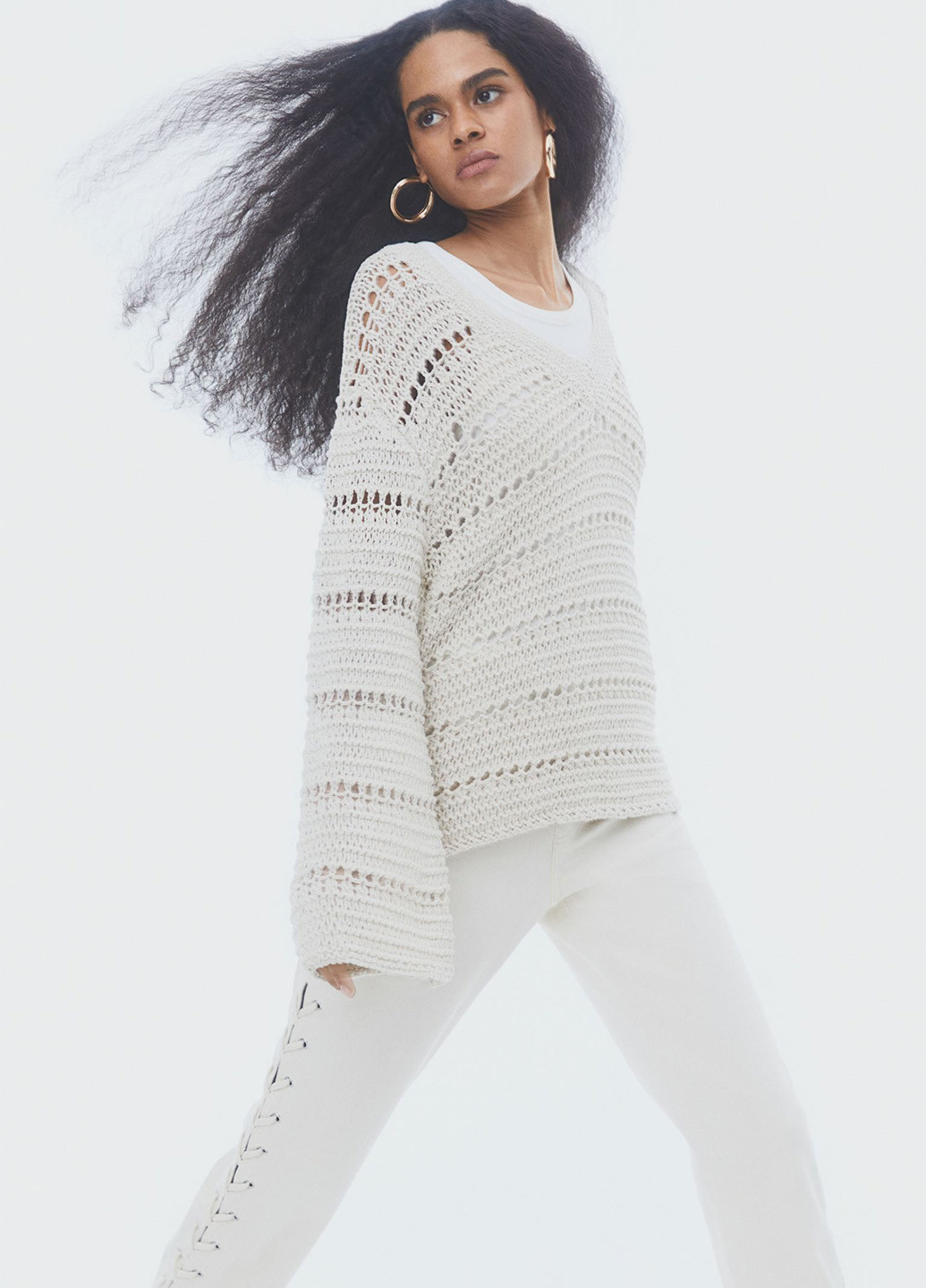 Світло-бежевий демісезонний джемпер джемпер H&M