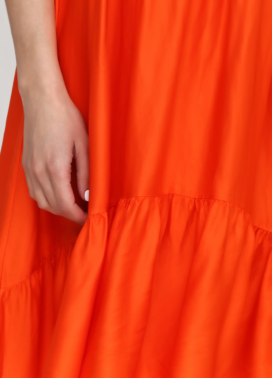 Оранжевое кэжуал платье Altamira однотонное
