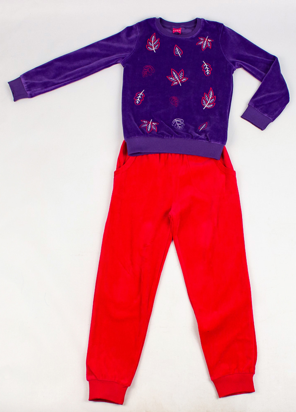 Фиолетовая всесезон пижама (свитшот, брюки) свитшот + брюки ELSIMA