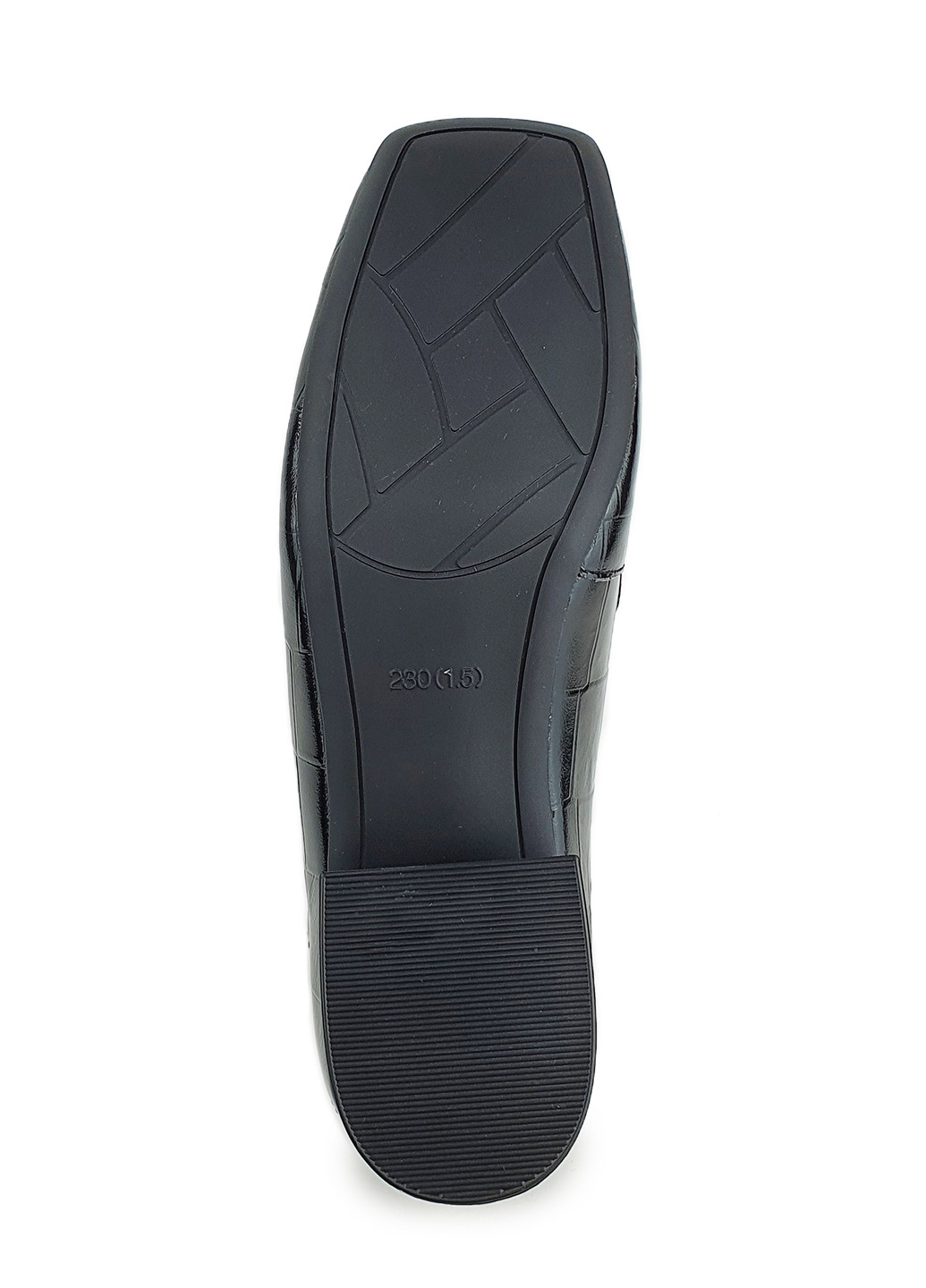 Женские туфли лоферы из натуральной лаковой кожи черного цвета Berkonty