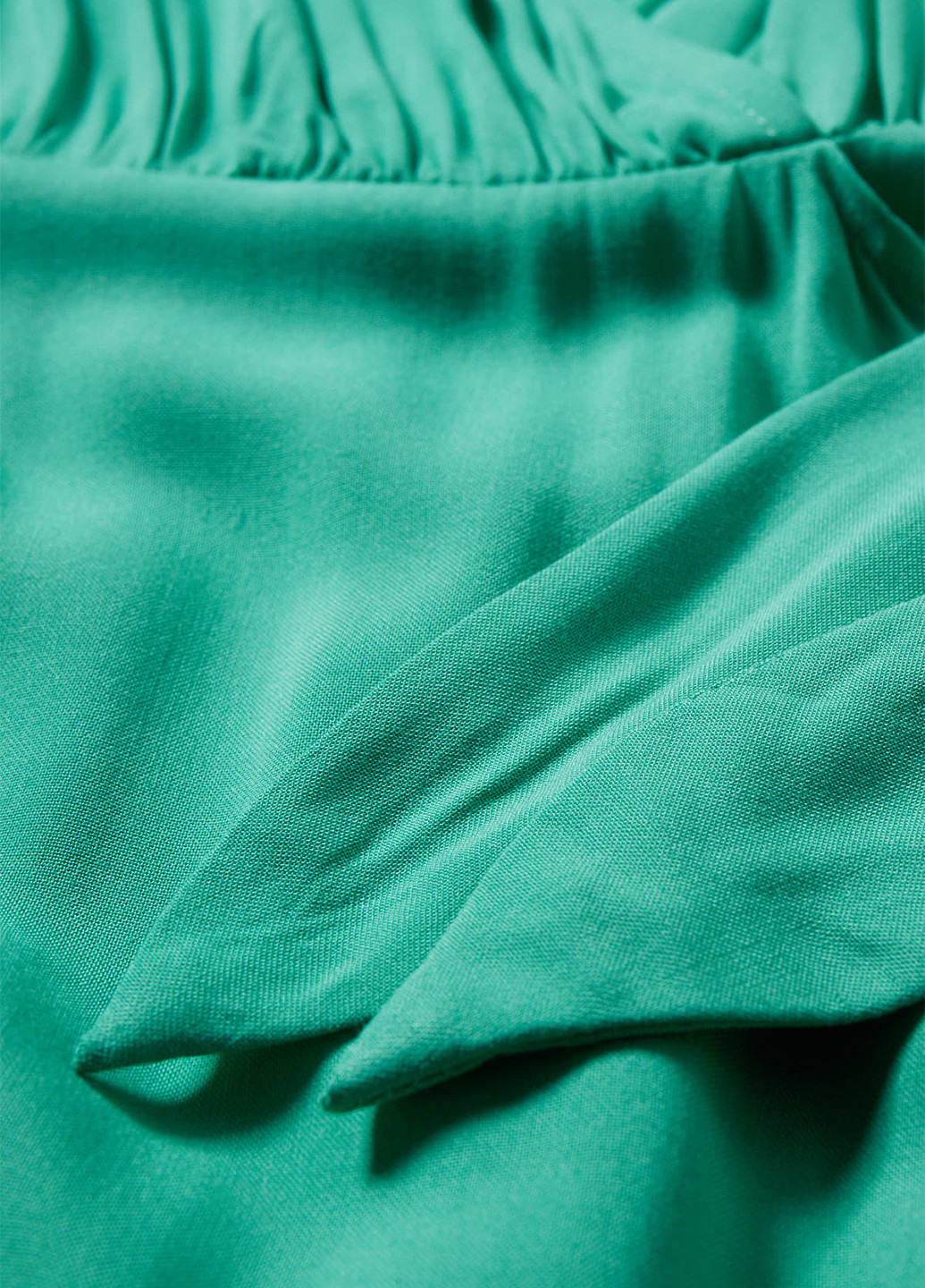 Зелена кежуал сукня на запах C&A однотонна