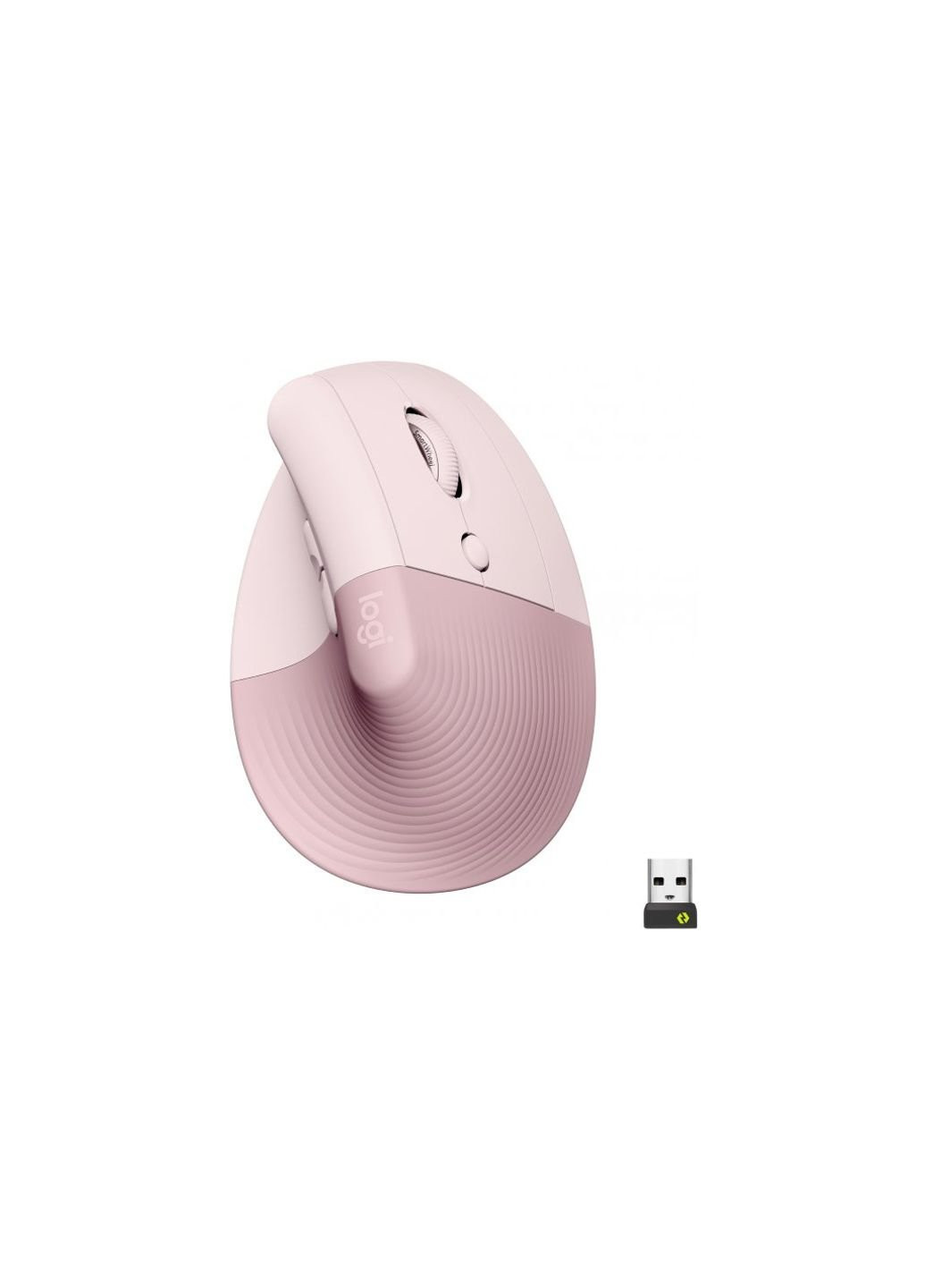 Мышка Lift Vertical Ergonomic Wireless/Bluetooth Rose (910-006478) Logitech (253432264)