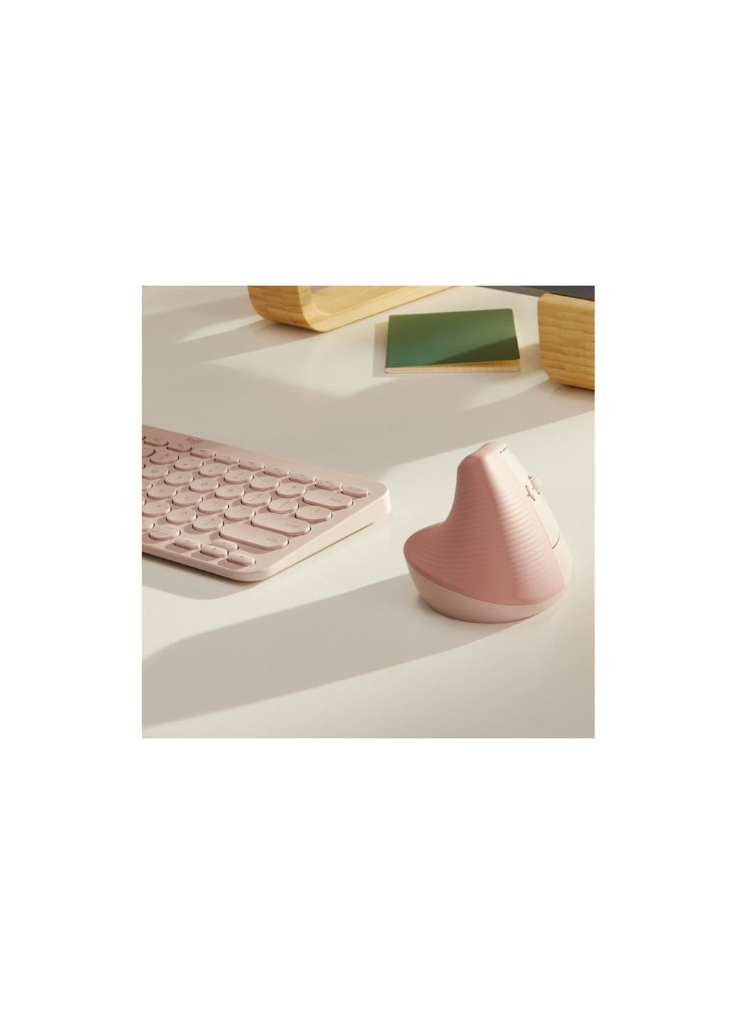 Мышка Lift Vertical Ergonomic Wireless/Bluetooth Rose (910-006478) Logitech (253432264)
