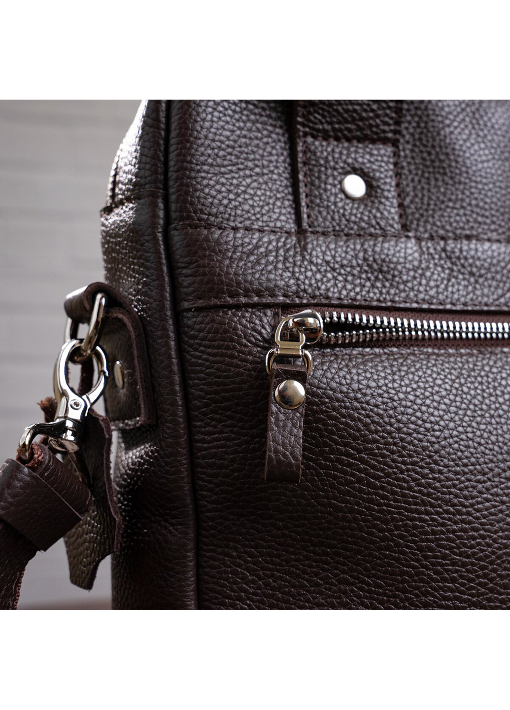 Чоловіча шкіряна сумка 25х33х7 см Shvigel (229459399)