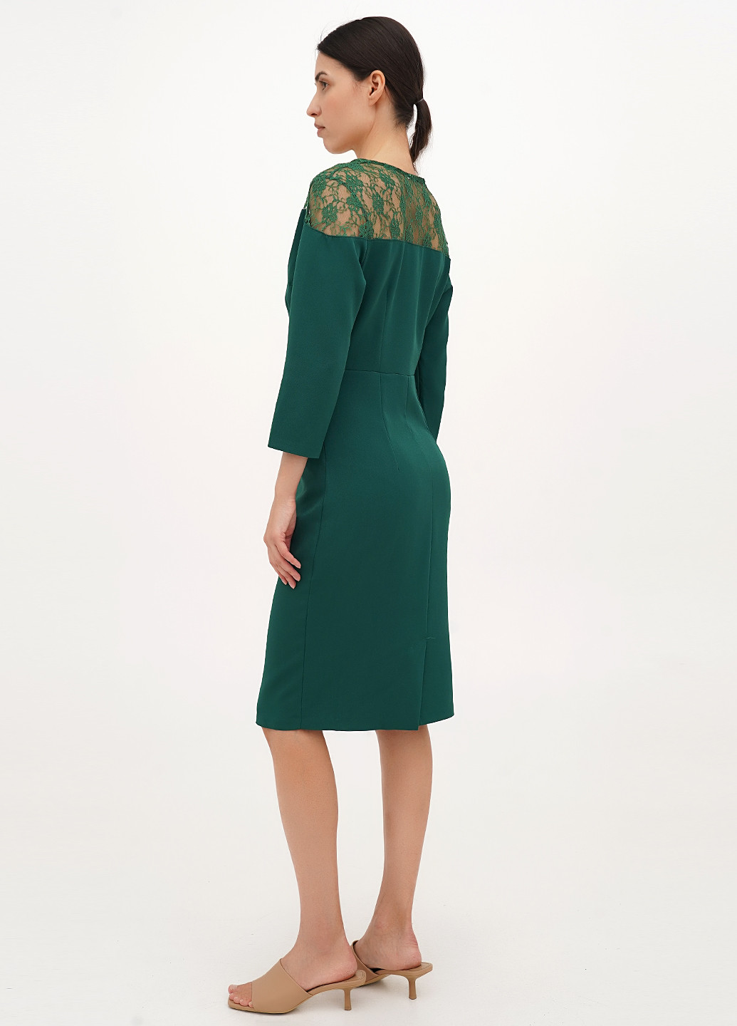 Зелена кежуал сукня силуетна Vicolo однотонна