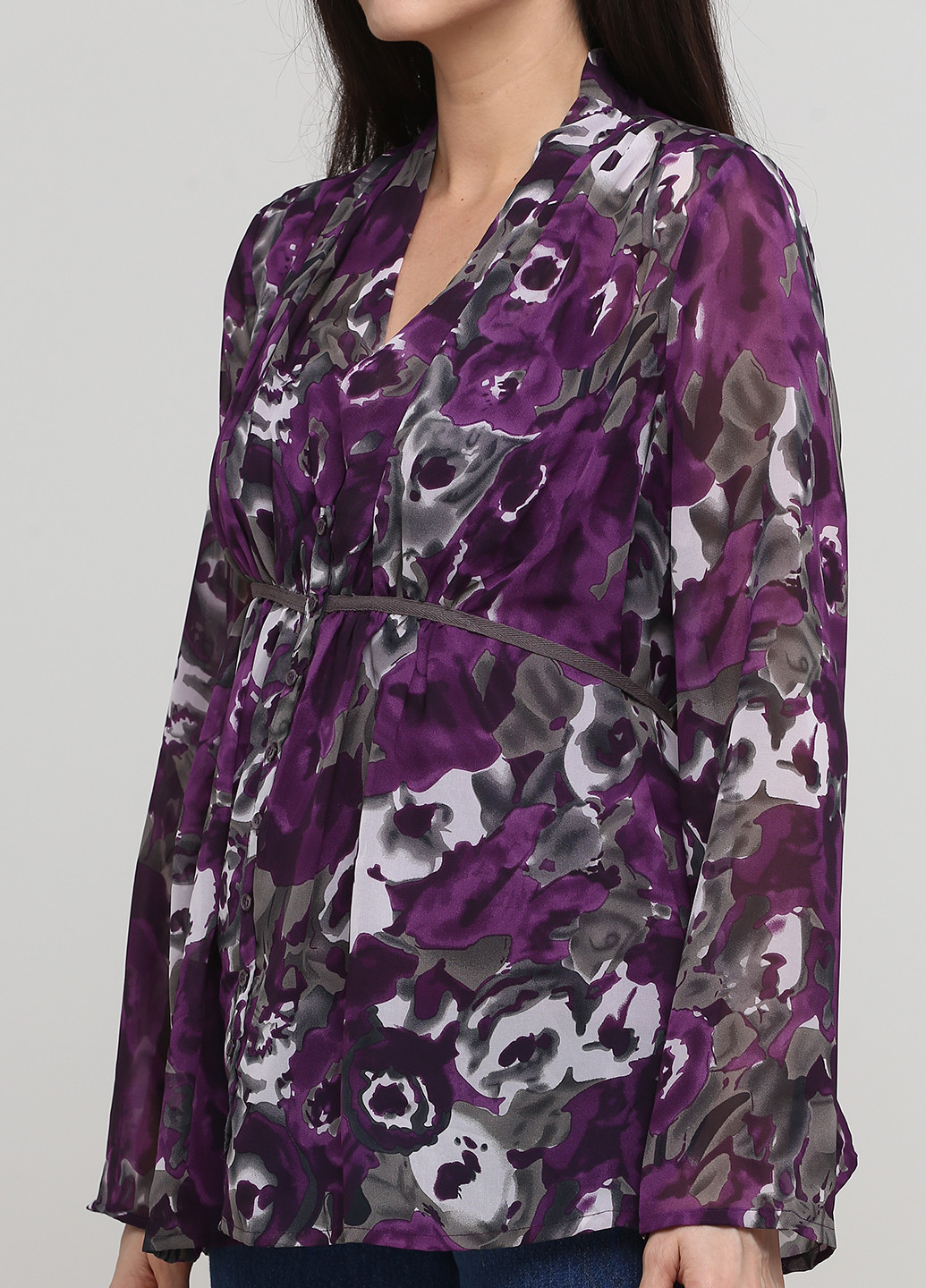 Фиолетовая демисезонная блуза Avon