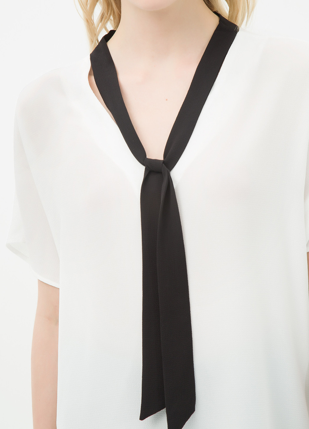 Чорно-біла літня блуза KOTON