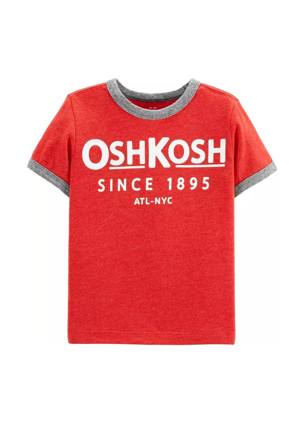 Красная летняя футболка OshKosh
