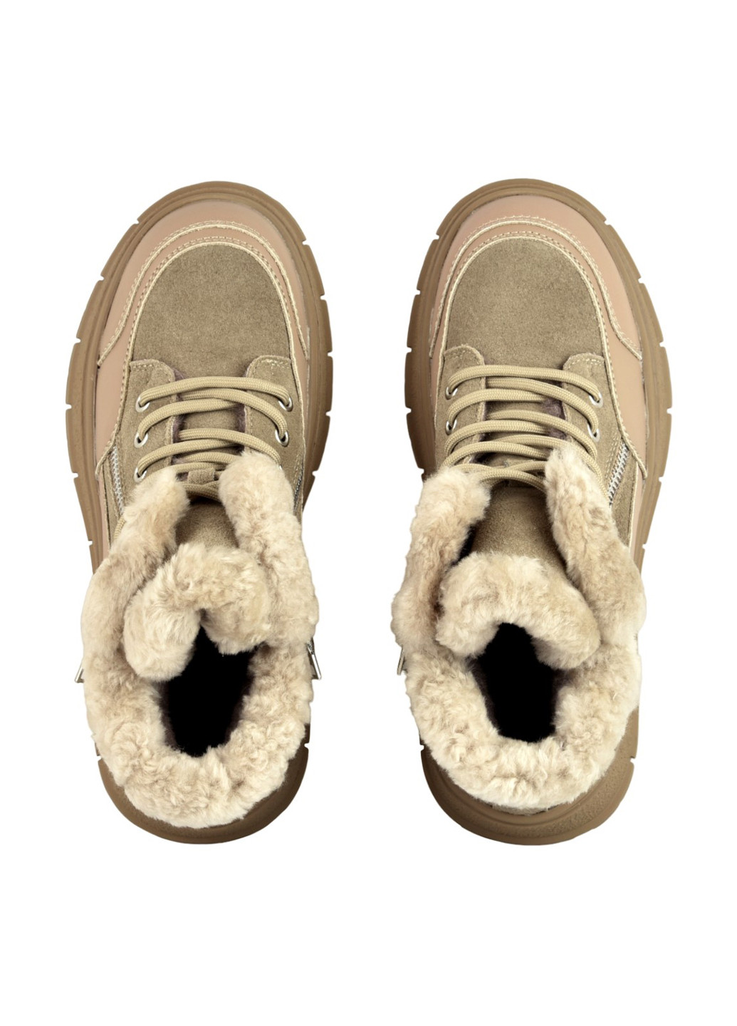Зимние ботинки Berisstini с мехом из натуральной замши