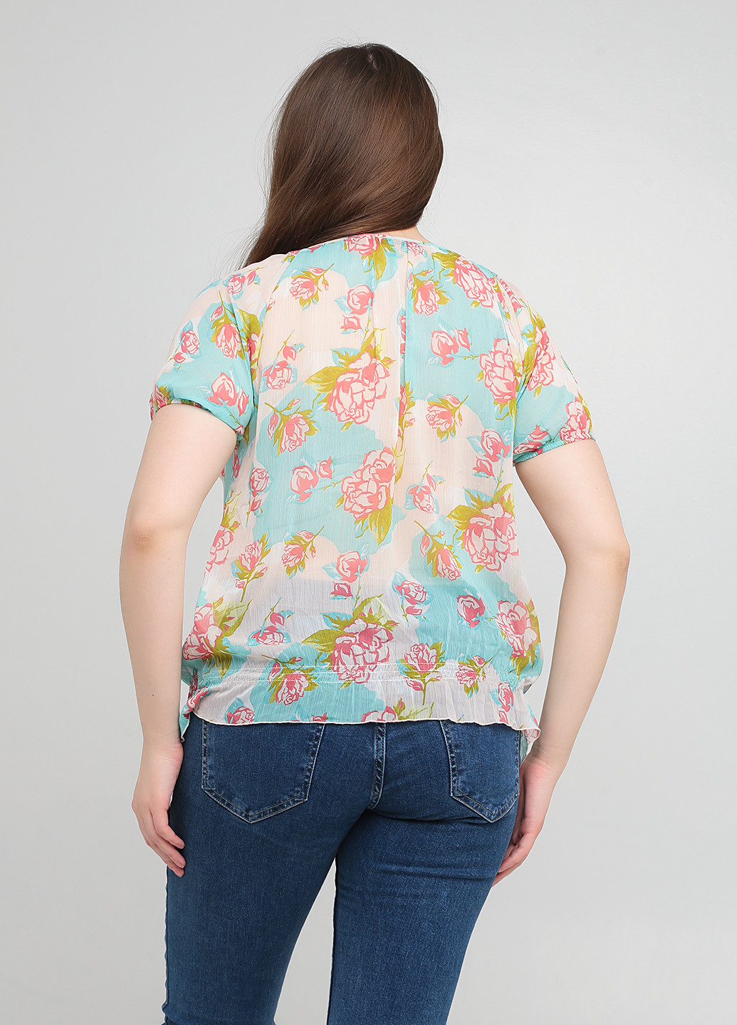 Светло-бирюзовая блуза Fornarina