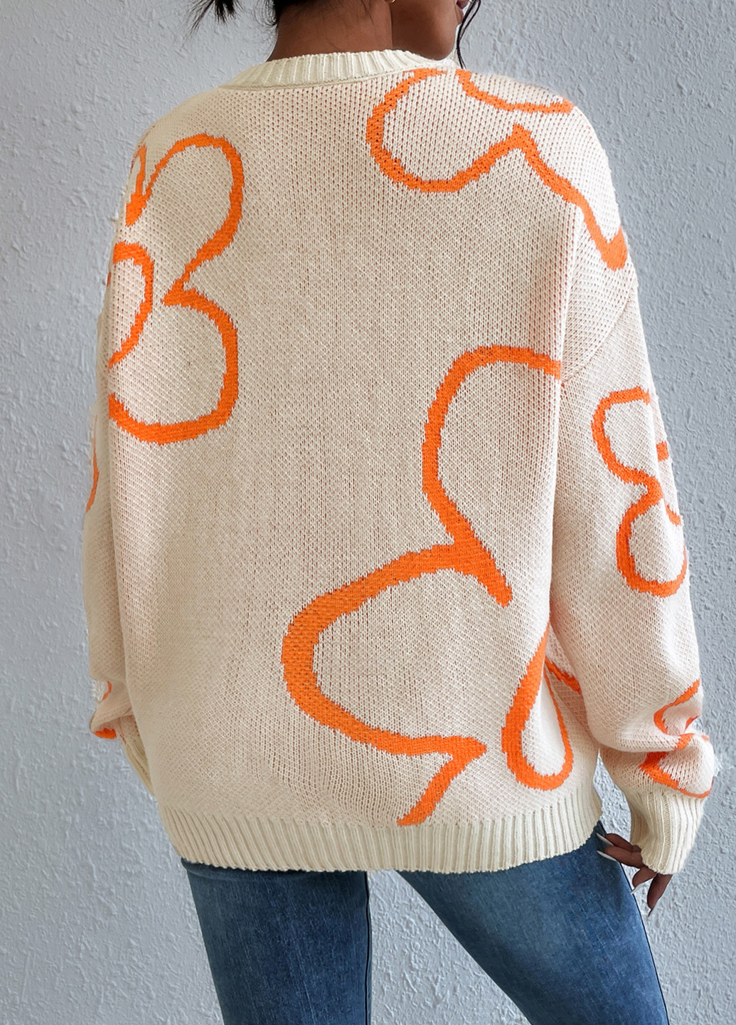 Кремовый демисезонный джемпер джемпер SHEIN