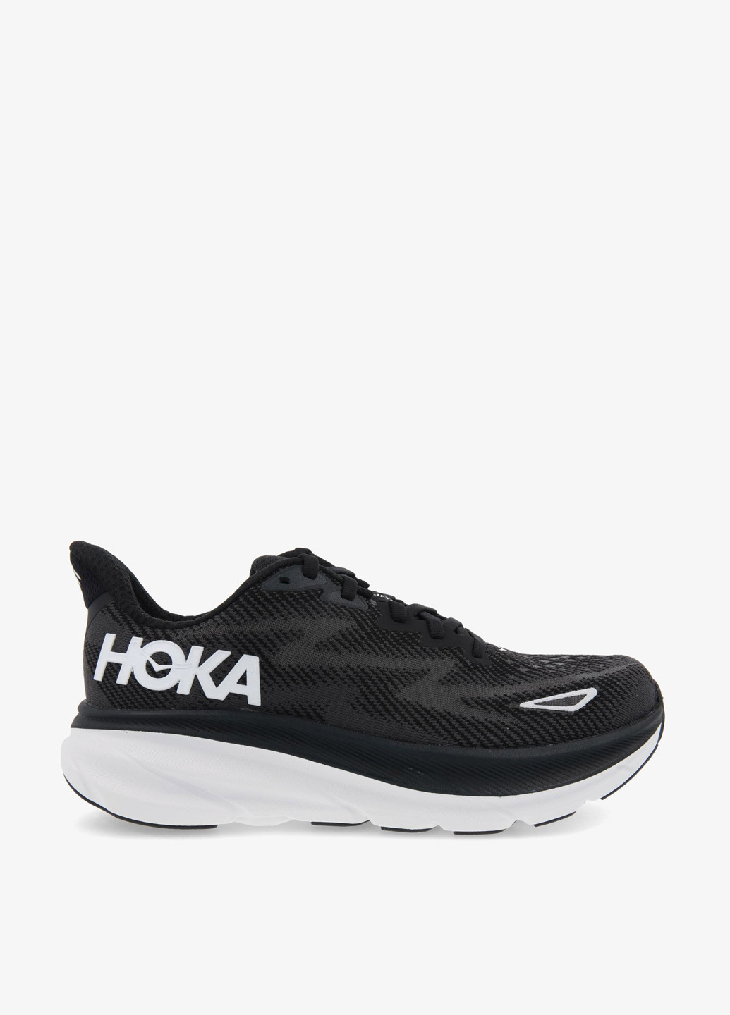 Кроссовки HOKA CLİFTON 9 W чёрные демисезоны (348430429)